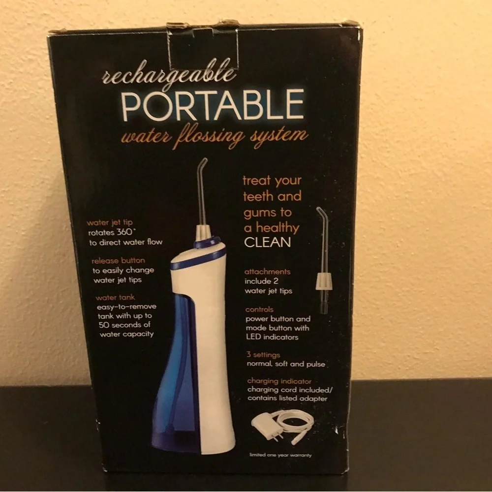 Conair Rechargeable Portable Water Flossing System.